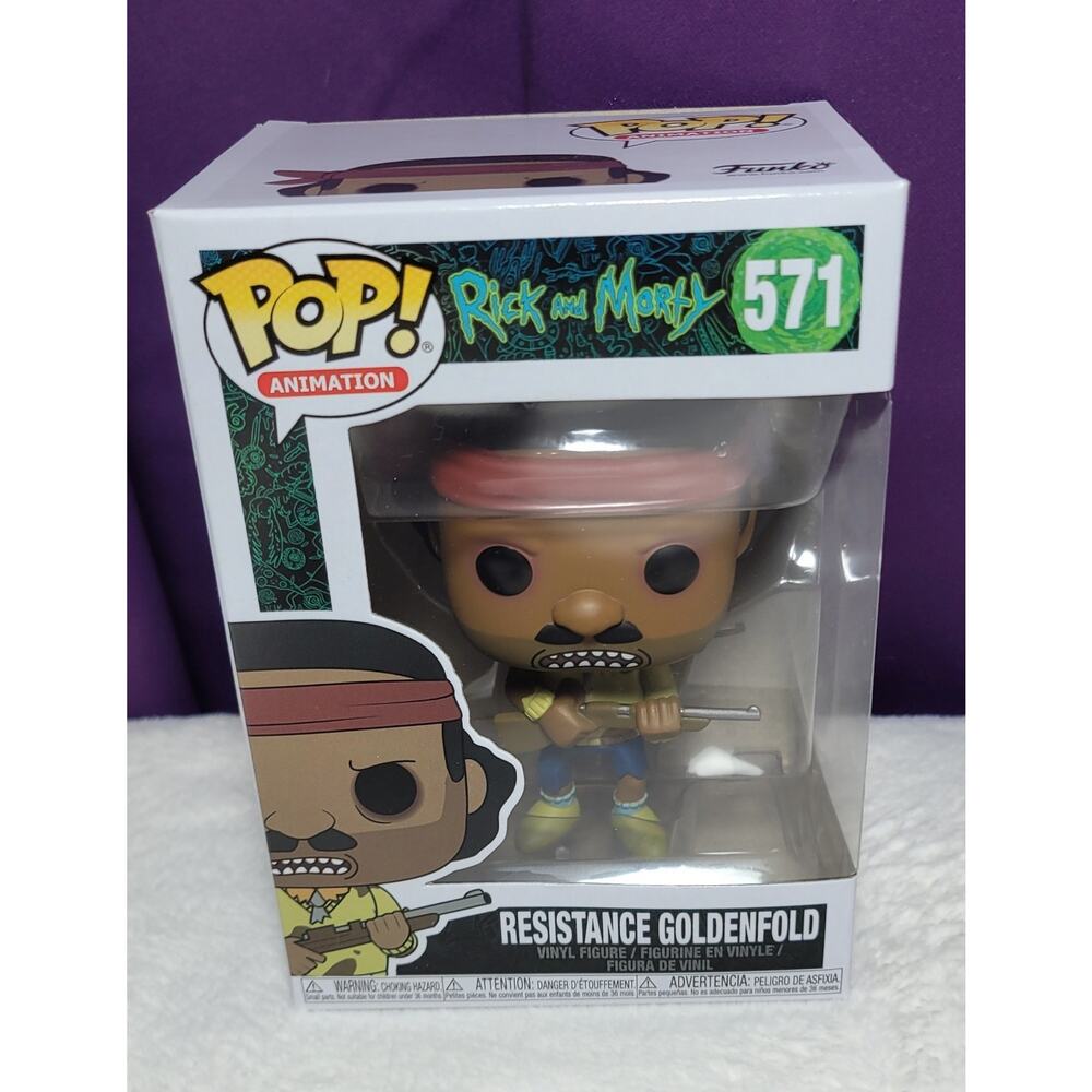 Funko Pop! Rick And Morty #571 Resistance Goldenfold Cartoon Network Vinyl